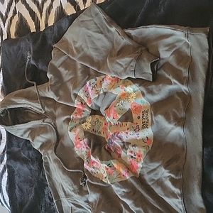 There Birds Nest Olive Peace Hoodie